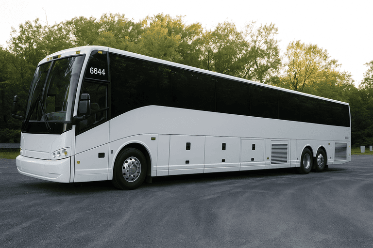 exterior of Citrus Heights Coach Bus Service coach bus