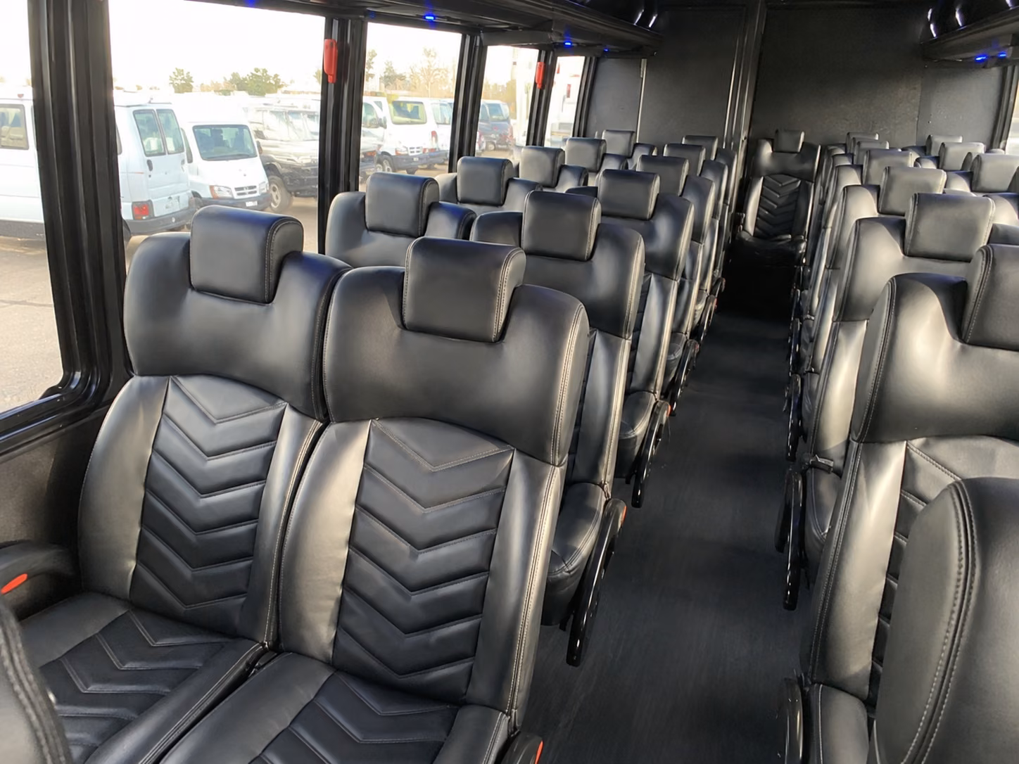 citrus heights 18 passenger minibus inside