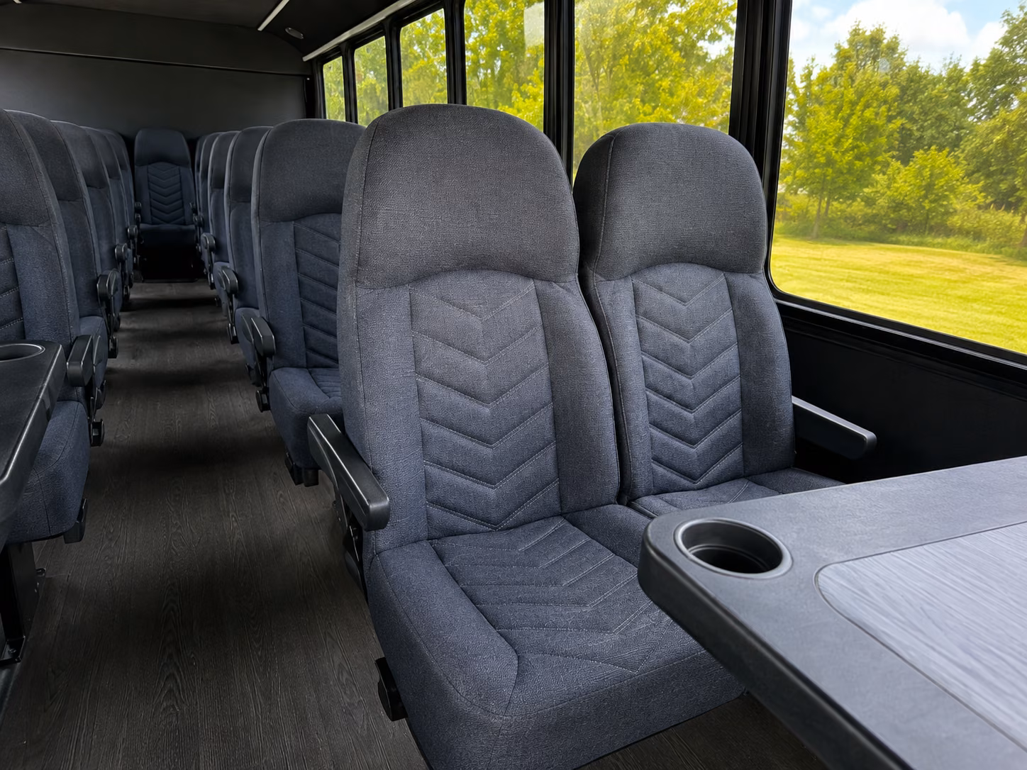 citrus heights 18 passenger minibus interior