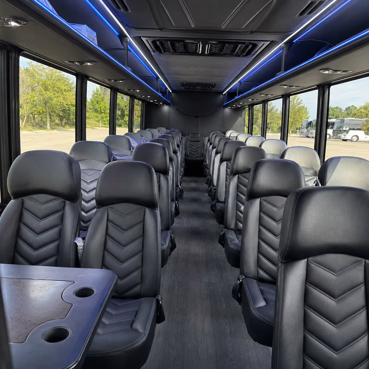 citrus heights 25 passenger minibus inside