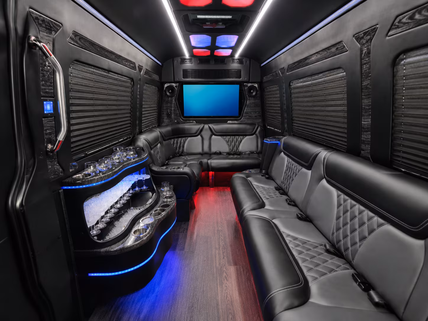 citrus heights 30 passenger party bus inside