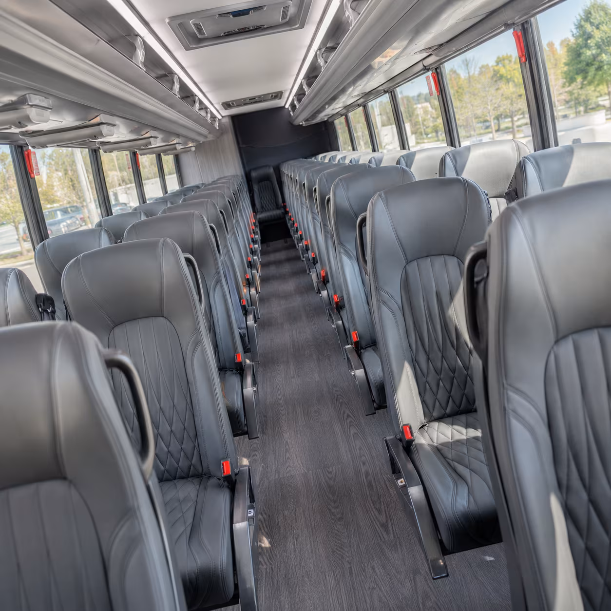 citrus heights 35 passenger minibus inside