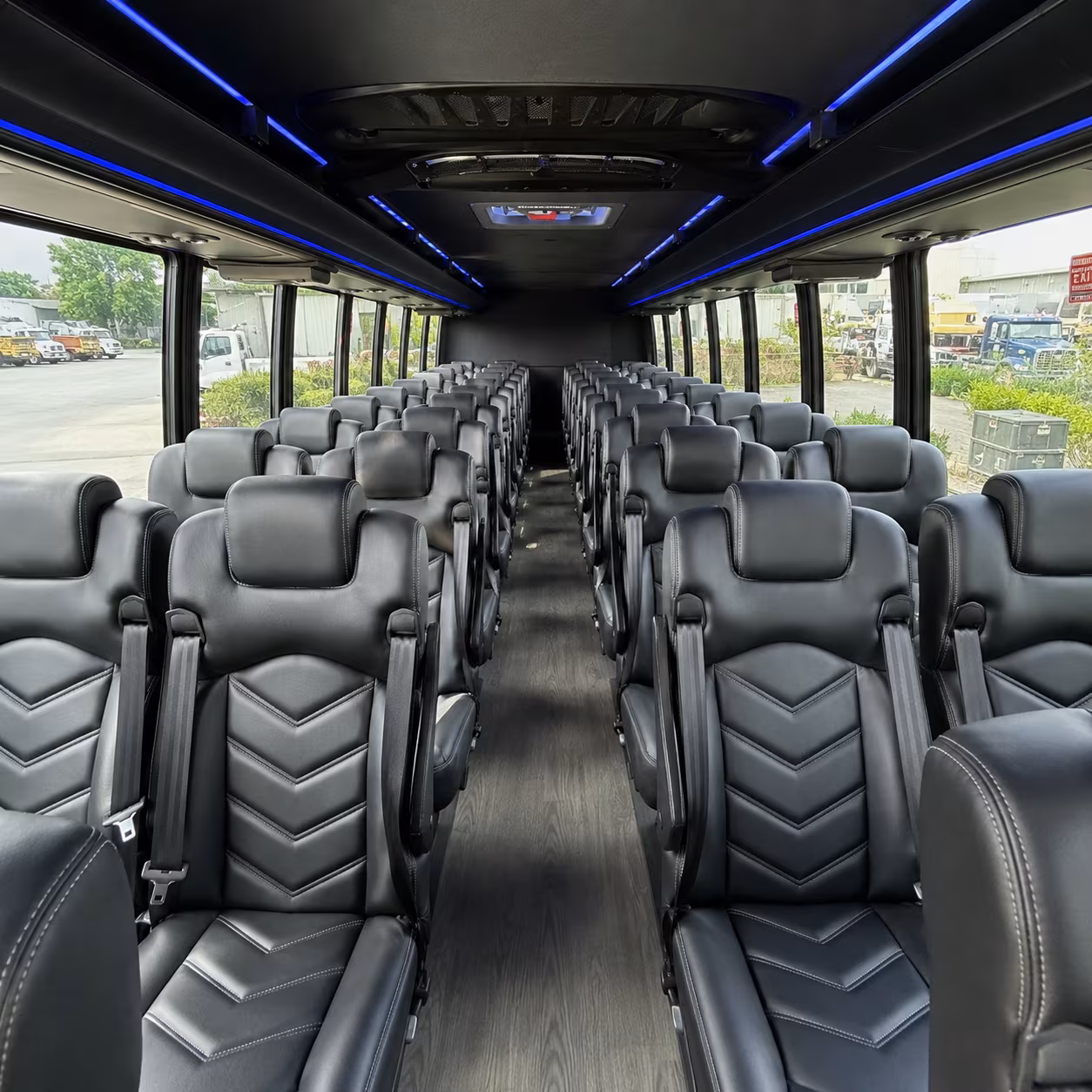 citrus heights 35 passenger minibus interior