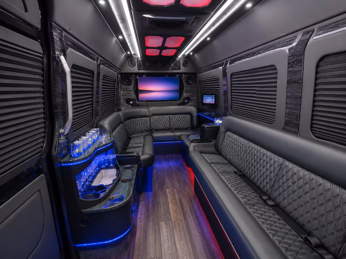 citrus heights sprinter limousine interior
