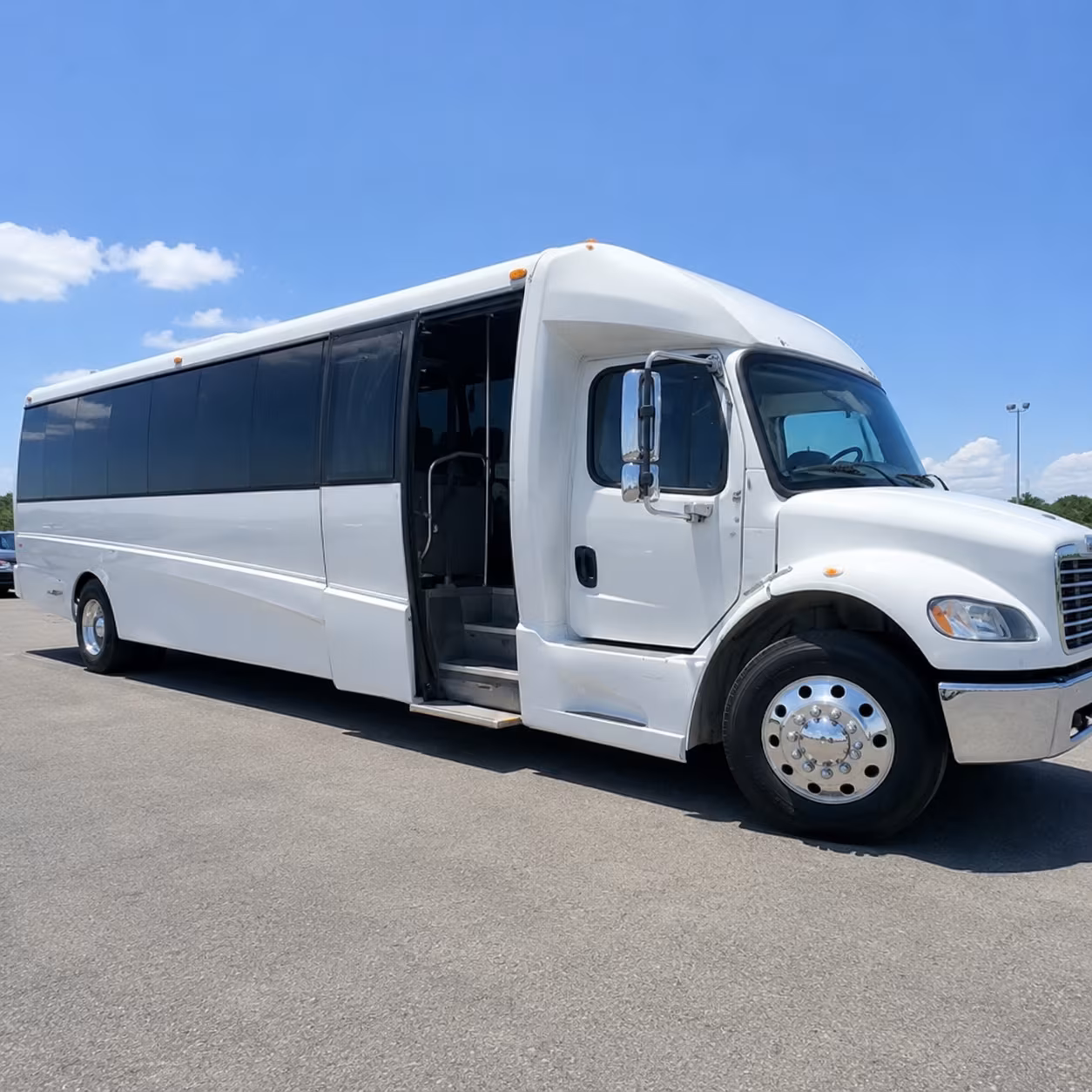 corporate event and employee shuttle buses in citrus heights