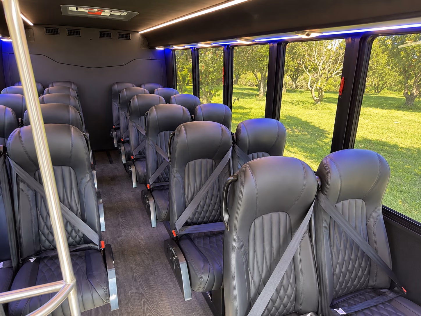 long distance charter buses from citrus heights to bay area stadiums